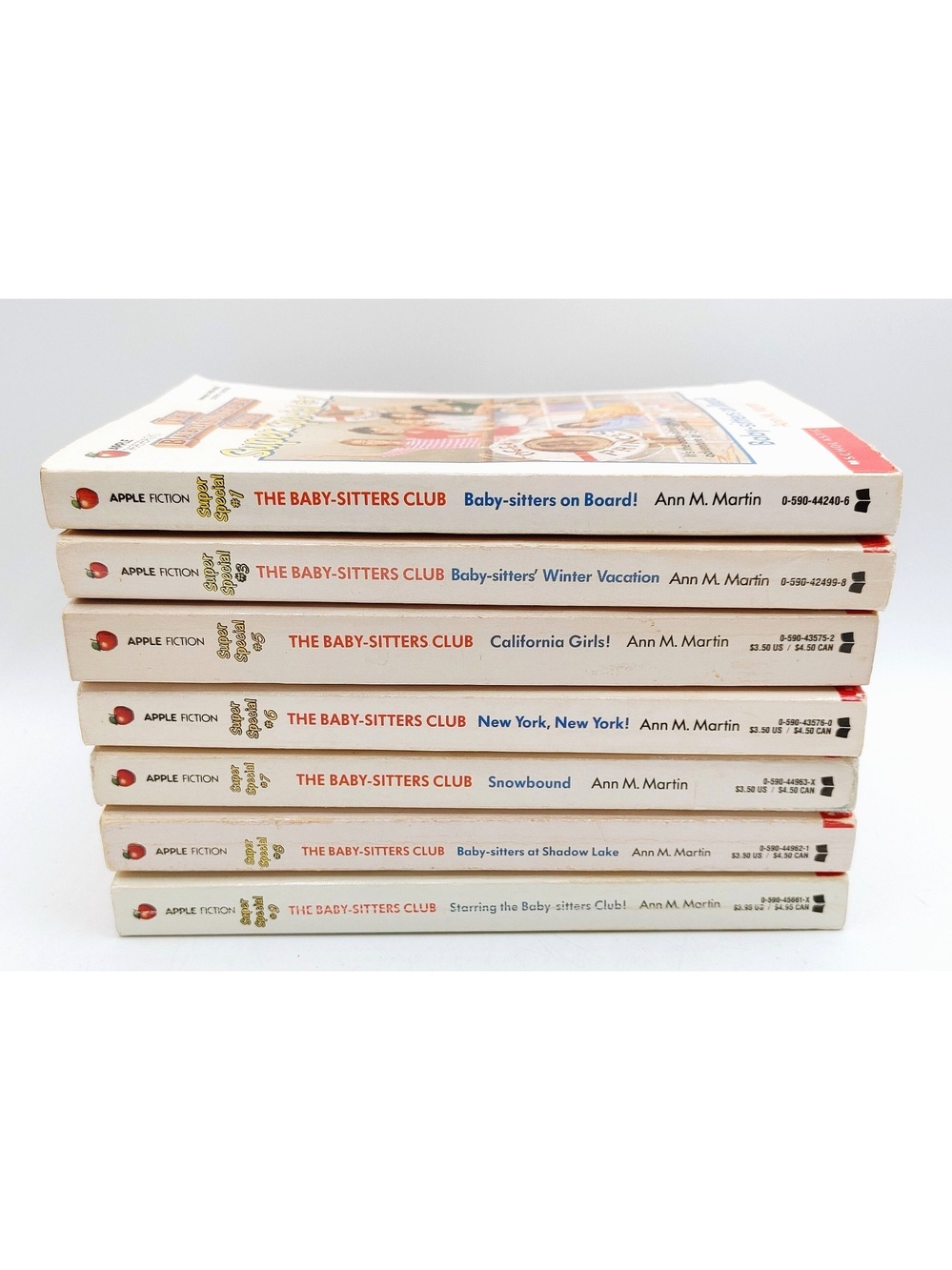 The Babysitters Club Super Specials Paperback Books Vintage #1,3,5,6,7,8,9